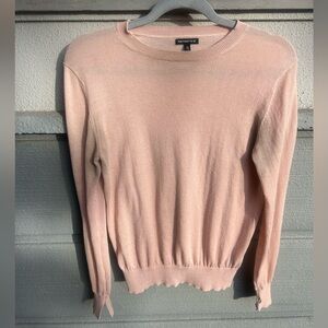 Who What Wear Blush Pink Crewneck Sweater